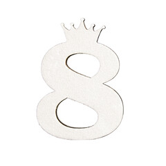 Figure 8 on a white background
