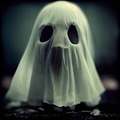 Image of spooky and scary Ghost