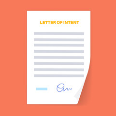 Letter of intent