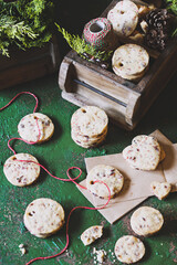 Christmas shortbread cookies