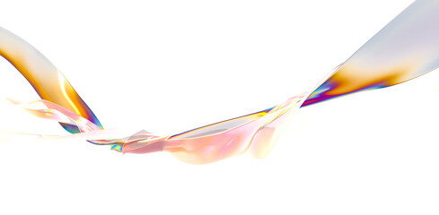 Abstract curves and geometric figure, multilevel curves, 3d rendering.