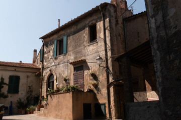 Fototapeta na wymiar The village of Capalbio in Tuscany Italy