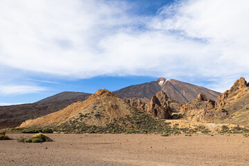 Fototapeta na wymiar Rock formations in Teide National Park, Tenerife, Spain.