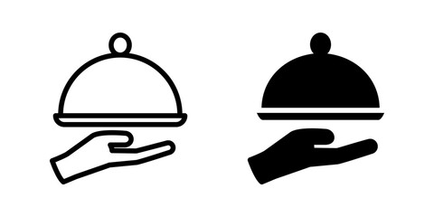 Restaurant icon template design