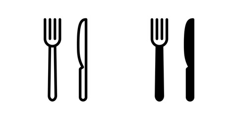Restaurant icon template design