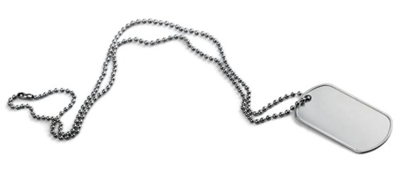 Blank Dog Tag
