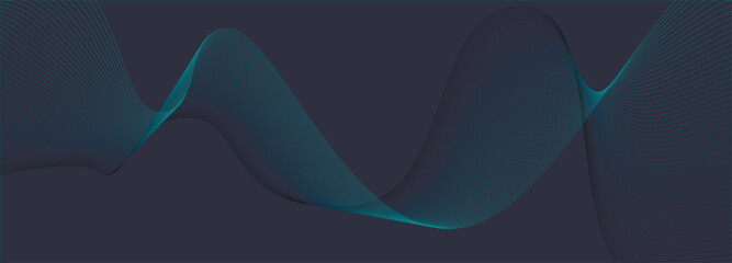 Smooth, bright lines in space. New abstract background. 3d