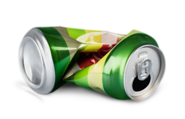 Crushed Beverage Can