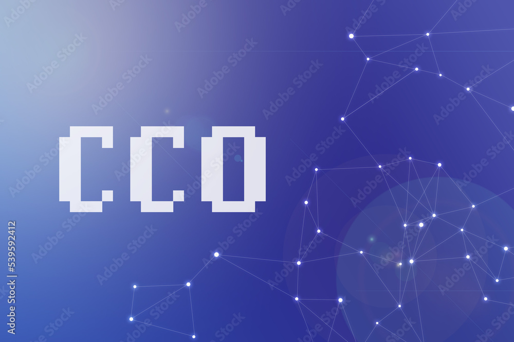 Poster title image of the word cc0. it is a web3 related term.