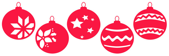 ESFERAS SENCILLAS ROJAS