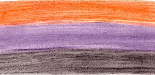 Halloween watercolor hand painted background