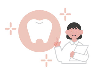 歯科衛生士のイラスト