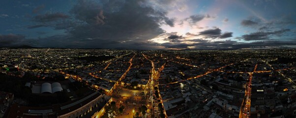 Foto Panorámica del centro de Querétaro, México. 