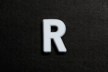 Letter Y on a black background