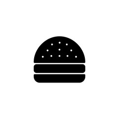 Burger icon vector illustration. burger sign and symbol. hamburger