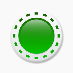 Round button with green gradient