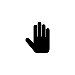 Hand icon vector illustration. hand sign and symbol. hand gesture