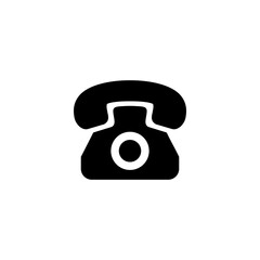 Telephone icon vector illustration. phone sign and symbol