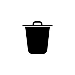 Trash icon vector illustration. trash can icon. delete sign and symbol.