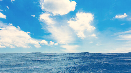 Fototapeta na wymiar 青空と美しい海