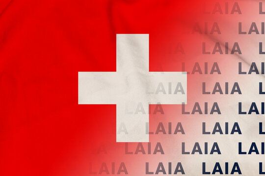 Switzerland flag LAIA banner union