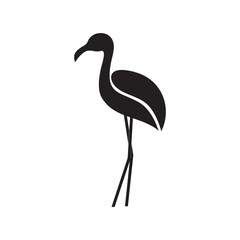 Flamingo icon template vector