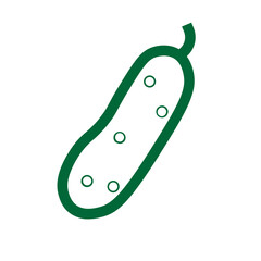 cucumber diet eat food vegetable _ icon