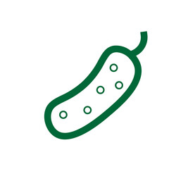 cucumber diet eat food vegetable icon
