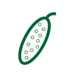 cucumber diet food health vegetable vegetarian vitamin icon