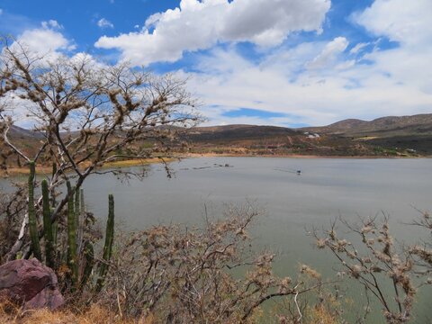 dam of Malpaso in Aguascalientes, Mexico