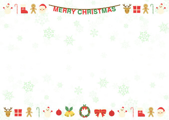 CHRISTMAS icon background digitally drawn illustration