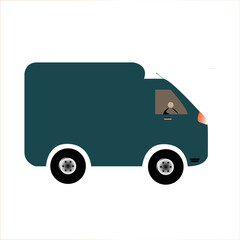 Fast shipping delivery truck icon vector. Delivery truck icon. fast delivery icon