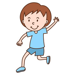 cartoon character cute boy