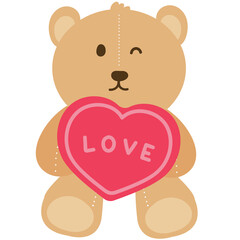 Teddy Bear Cartoon Character