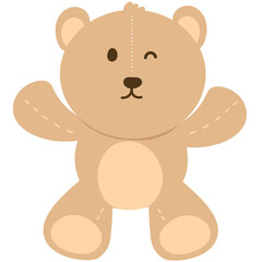 Teddy Bear Cartoon Character