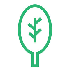 day leaf megan spinach vegetable icon
