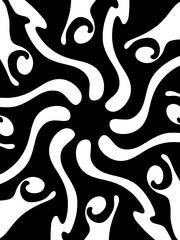 black and white of abstract background