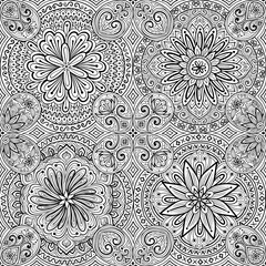 Zentangle Seamless Pattern 08