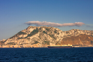 Fototapeta na wymiar ジブラルタル海峡