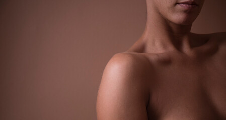 portrait of a woman. Sexy body woman. 