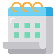 Calendar flat style icon