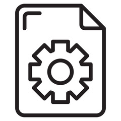 Setting outline style icon