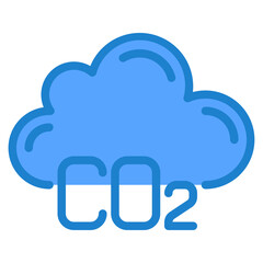Co2 blue style icon