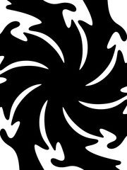 black and white of abstract background