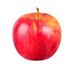 Foto op Canvas Red apple on transparent png © sommai