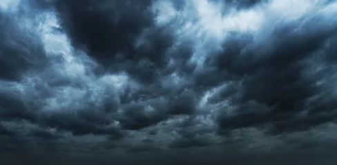 Foto auf Acrylglas Dark clouds before a thunder-storm © xy