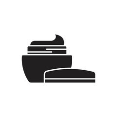 cosmetic cream icon design. isolated on white background. vector illustration