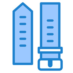 Watch stapes blue style icon