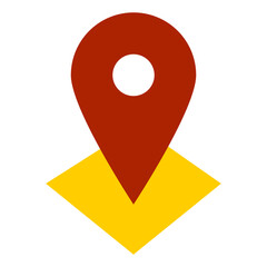 GPS navigation flat style icon