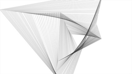 Black triangular lines technology futuristic background